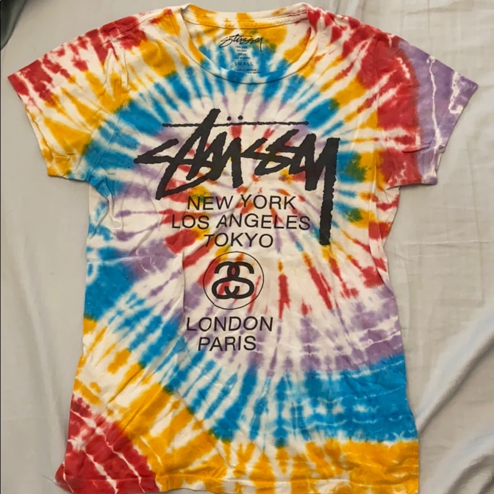 ❤️💜Stussy Tie Dye T-Shirt🧡💙